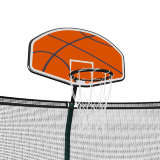 Батут UNIX line SUPREME GAME 10 ft + Basketball синий