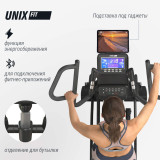 Эллиптический тренажер UNIX Fit E-1100 (LED) PRO с автонаклоном (полукоммерческий)