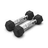 Гантель 1 кг гексагональная VictoryFit VF-H010 обрезиненная Гантель 1 кг гексагональная VictoryFit VF-H010 обрезиненная