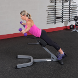 Гиперэкстензия спины Body-Solid GHYP345 (наклон 45°)