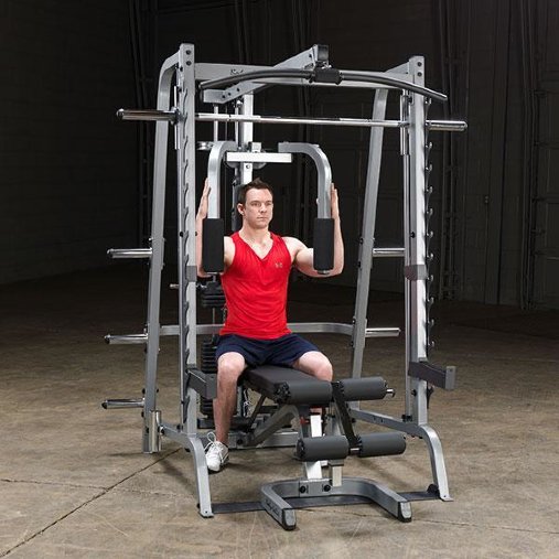 Силовой комплекс на базе 348 машины Смита Body-Solid GS348QP4 (без встроенного стека 90кг) Силовой комплекс на базе 348 машины Смита Body-Solid GS348QP4 (без встроенного стека 90кг)