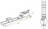 WaterRower 150 S4 Club (ясень окр.) Гребной тренажер водный