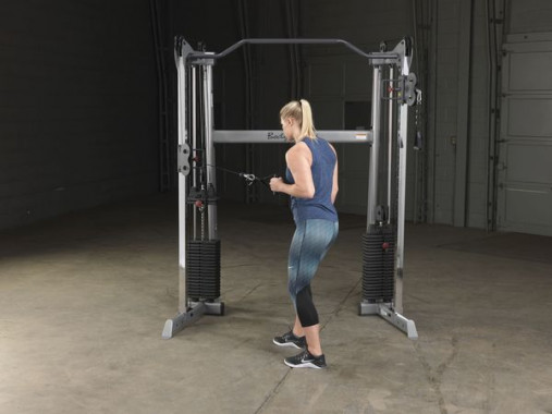 Сдвоенная блочная стойка / Кроссовер угловой Body-Solid GDCC200 со стеками 72.5 кг Сдвоенная блочная стойка / Кроссовер угловой Body-Solid GDCC200 со стеками 72.5 кг