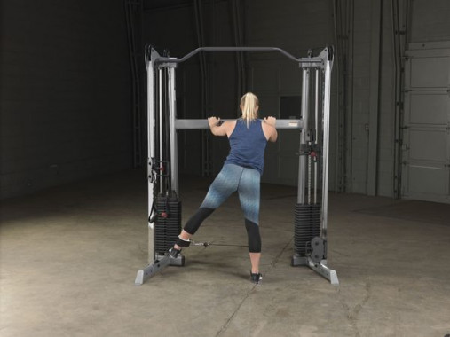 Сдвоенная блочная стойка / Кроссовер угловой Body-Solid GDCC200 со стеками 72.5 кг Сдвоенная блочная стойка / Кроссовер угловой Body-Solid GDCC200 со стеками 72.5 кг