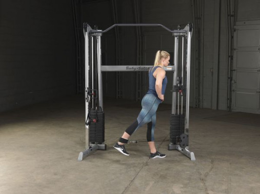 Сдвоенная блочная стойка / Кроссовер угловой Body-Solid GDCC200 со стеками 72.5 кг Сдвоенная блочная стойка / Кроссовер угловой Body-Solid GDCC200 со стеками 72.5 кг