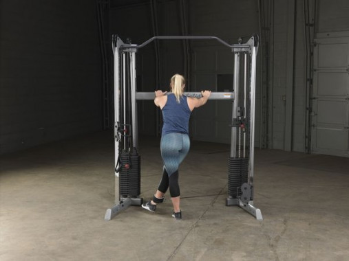 Сдвоенная блочная стойка / Кроссовер угловой Body-Solid GDCC200 со стеками 72.5 кг Сдвоенная блочная стойка / Кроссовер угловой Body-Solid GDCC200 со стеками 72.5 кг