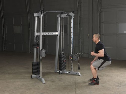 Кроссовер угловой Body-Solid GDCC210 - Компактная сдвоенная блочная стойка с двумя стеками по 72,5 кг Кроссовер угловой Body-Solid GDCC210 - Компактная сдвоенная блочная стойка с двумя стеками по 72,5 кг