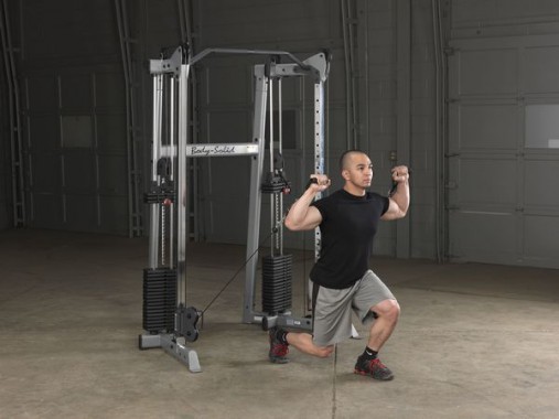 Кроссовер угловой Body-Solid GDCC210 - Компактная сдвоенная блочная стойка с двумя стеками по 72,5 кг Кроссовер угловой Body-Solid GDCC210 - Компактная сдвоенная блочная стойка с двумя стеками по 72,5 кг