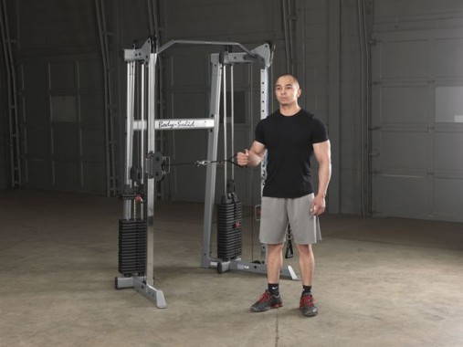Кроссовер угловой Body-Solid GDCC210 - Компактная сдвоенная блочная стойка с двумя стеками по 72,5 кг Кроссовер угловой Body-Solid GDCC210 - Компактная сдвоенная блочная стойка с двумя стеками по 72,5 кг