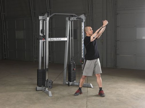 Кроссовер угловой Body-Solid GDCC210 - Компактная сдвоенная блочная стойка с двумя стеками по 72,5 кг Кроссовер угловой Body-Solid GDCC210 - Компактная сдвоенная блочная стойка с двумя стеками по 72,5 кг