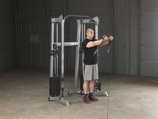 Кроссовер угловой Body-Solid GDCC210 - Компактная сдвоенная блочная стойка с двумя стеками по 72,5 кг Кроссовер угловой Body-Solid GDCC210 - Компактная сдвоенная блочная стойка с двумя стеками по 72,5 кг