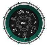 Батут UNIX line SUPREME GAME 16 ft (blue) + Basketball