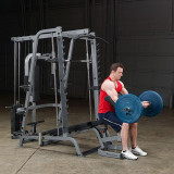 Машина Смита Body Solid GS348Q с тягой и стеком 90 кг