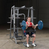 Машина Смита Body Solid GS348Q с тягой и стеком 90 кг
