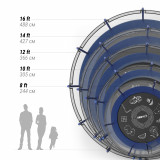 Батут UNIX line 10 ft (3,05 м) SUPREME GAME (blue)