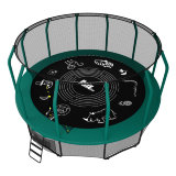 Батут UNIX line 16 ft (4.88 м) SUPREME GAME (green)