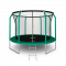Батут ARLAND премиум 12FT (3,66 м) с внутренней страховочной сеткой и лестницей (Dark green)  