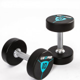 Гантели в уретане LIVEPRO Premium Urethane Dumbbells 16кг, черный/синий (пара) Гантели в уретане LIVEPRO Premium Urethane Dumbbells 16кг, черный/синий (пара)