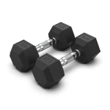 Гантель 9 кг гексагональная VictoryFit VF-H090 обрезиненная Гантель 9 кг гексагональная VictoryFit VF-H090 обрезиненная